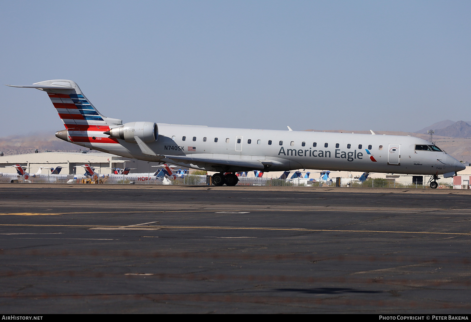 Aircraft Photo of N740SK | Bombardier CRJ-700 (CL-600-2C10) | American Eagle | AirHistory.net #830474