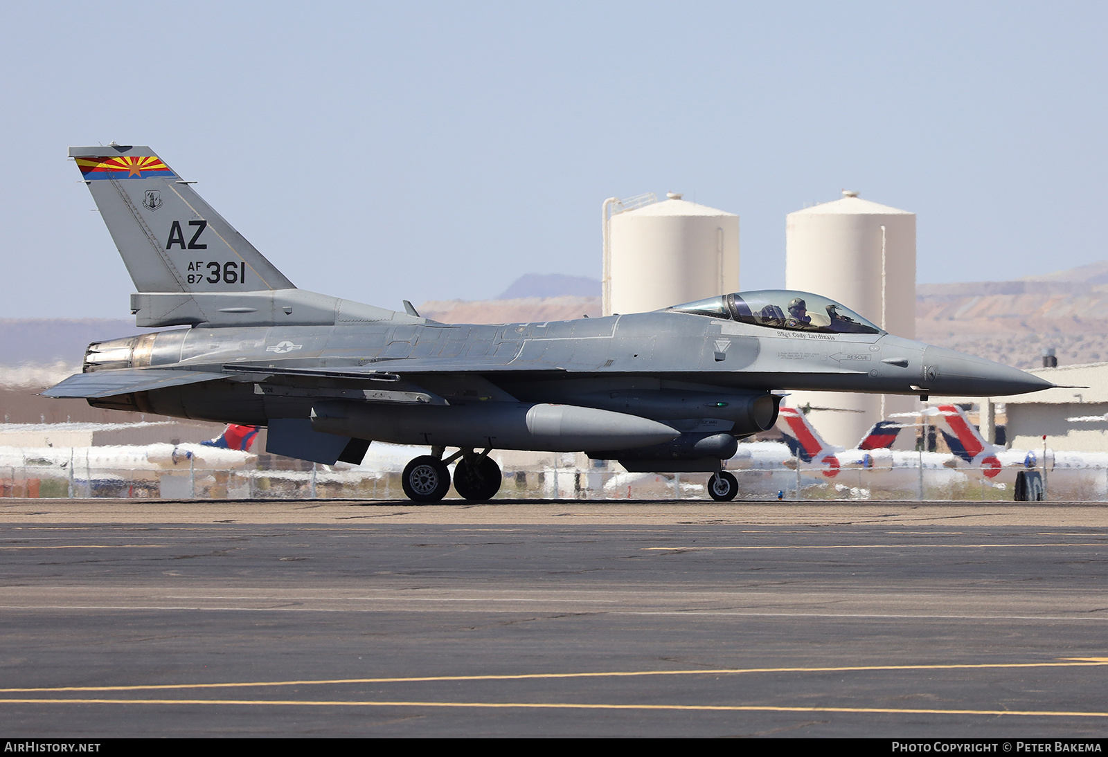 Aircraft Photo of 87-0361 / AF87-361 | General Dynamics F-16CM Fighting Falcon | USA - Air Force | AirHistory.net #830484