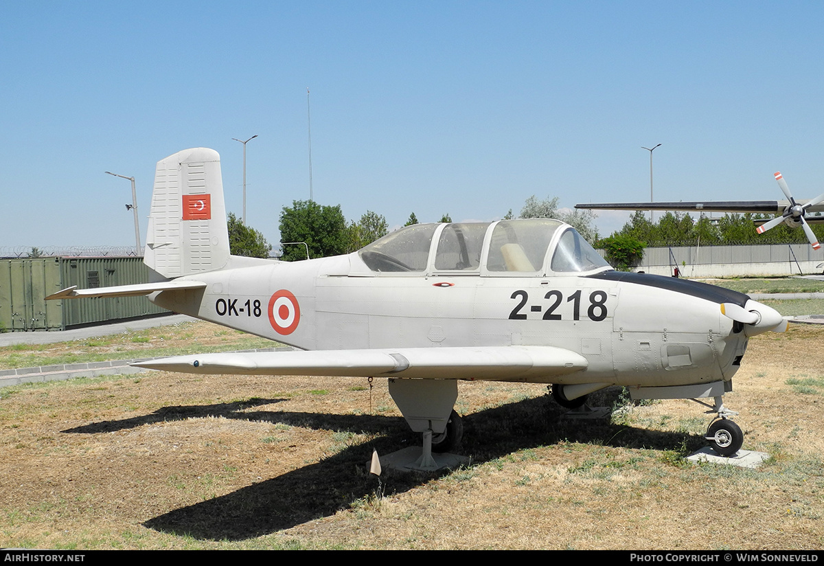Aircraft Photo of 2-218 | Beech T-34A Mentor | Turkey - Air Force | AirHistory.net #830503