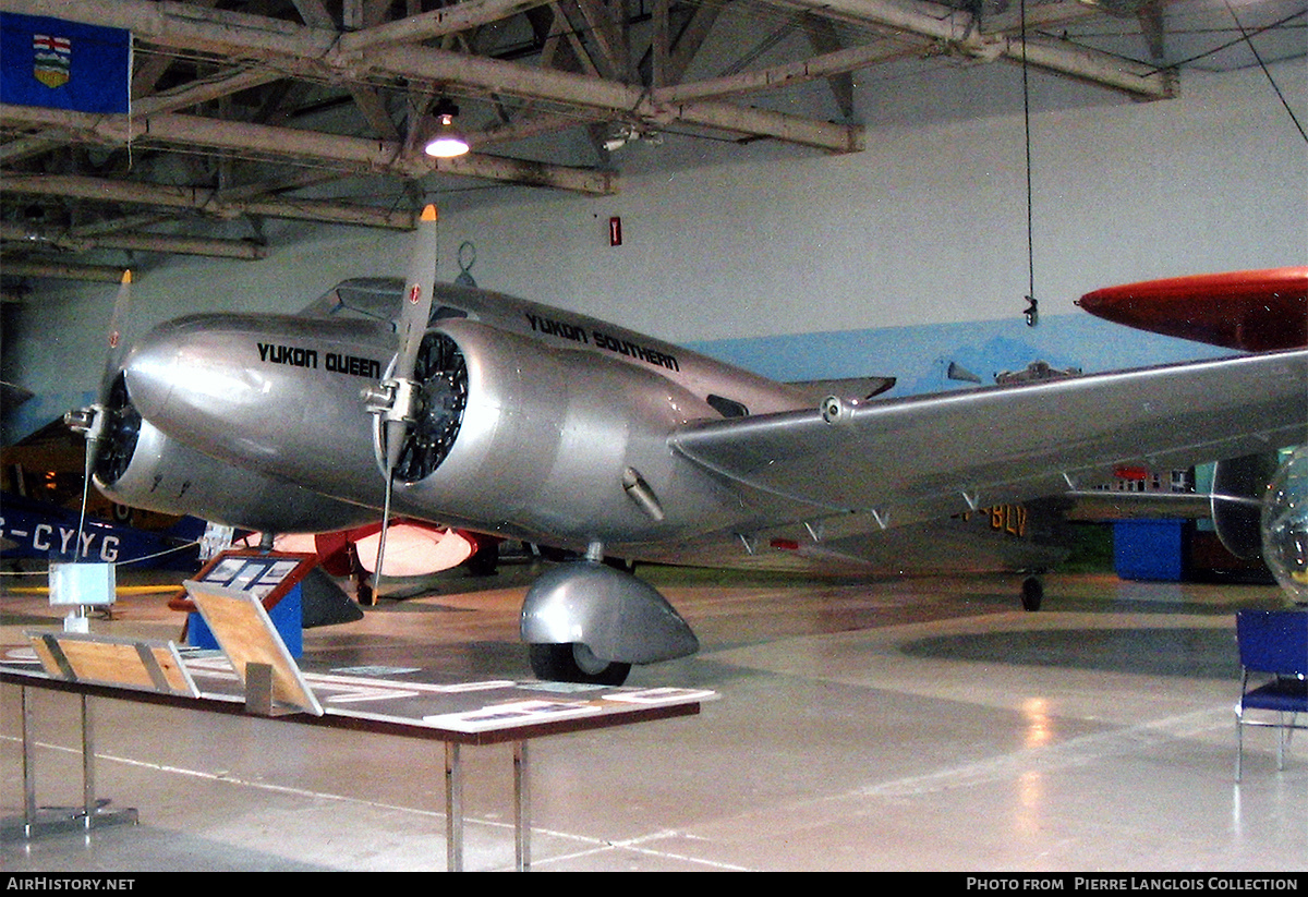 Aircraft Photo of CF-BLV | Barkley-Grow T8P-1 | Yukon Southern Air Transport | AirHistory.net #830534
