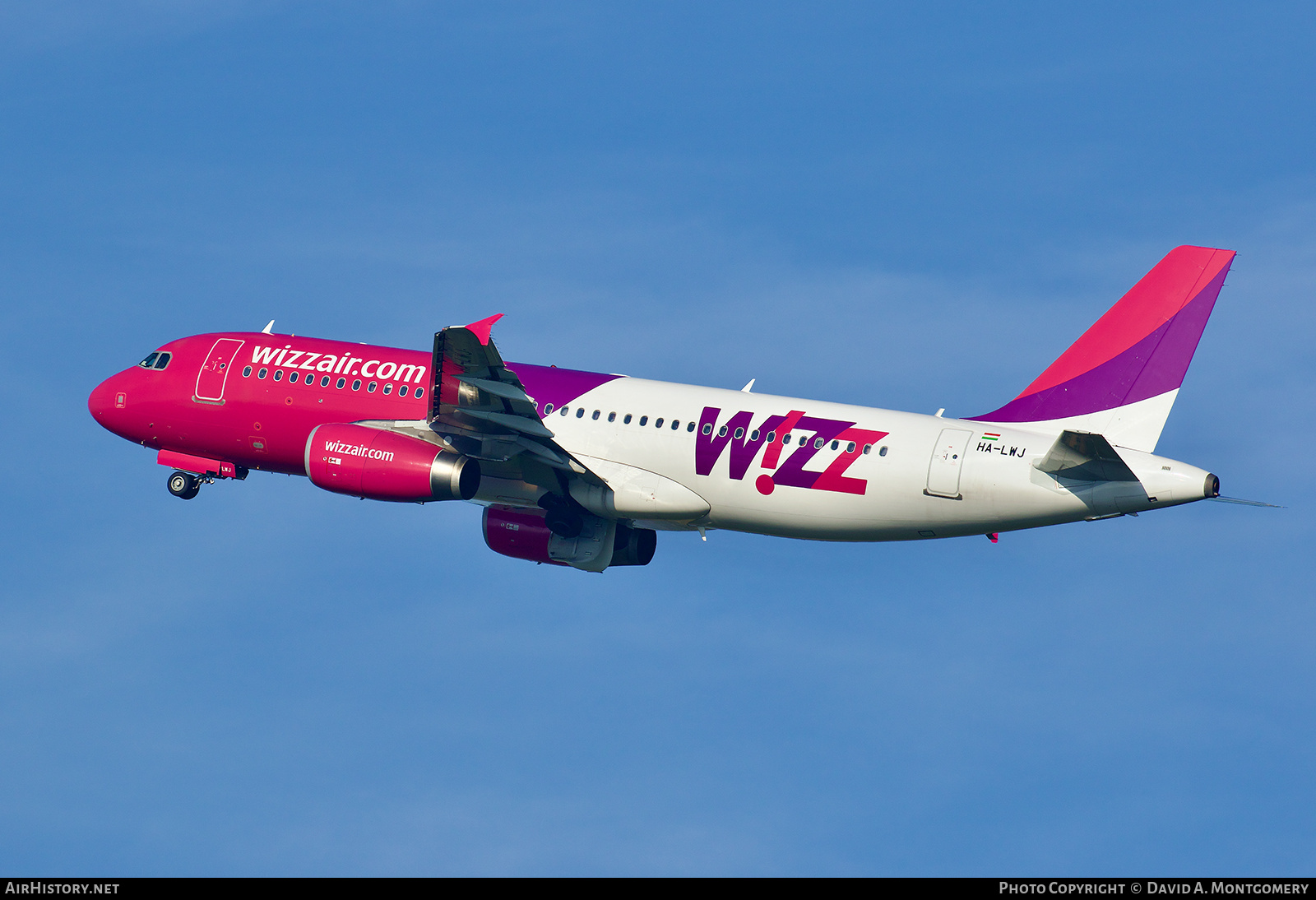 Aircraft Photo of HA-LWJ | Airbus A320-232 | Wizz Air | AirHistory.net #830575