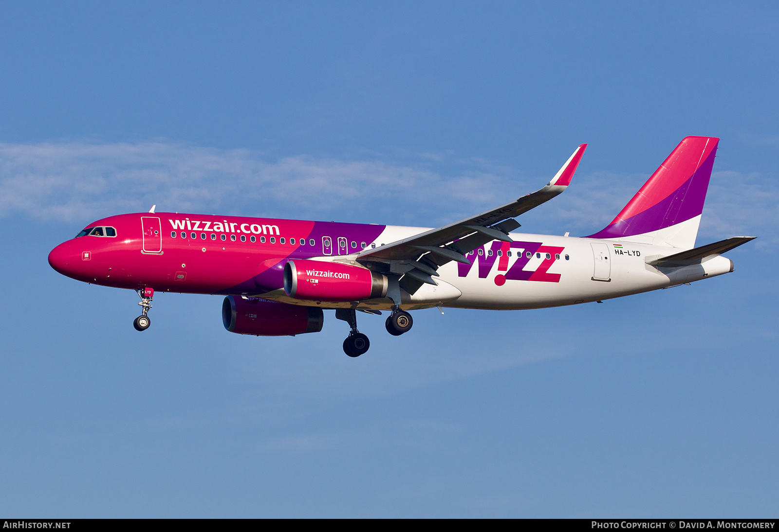 Aircraft Photo of HA-LYD | Airbus A320-232 | Wizz Air | AirHistory.net #830580