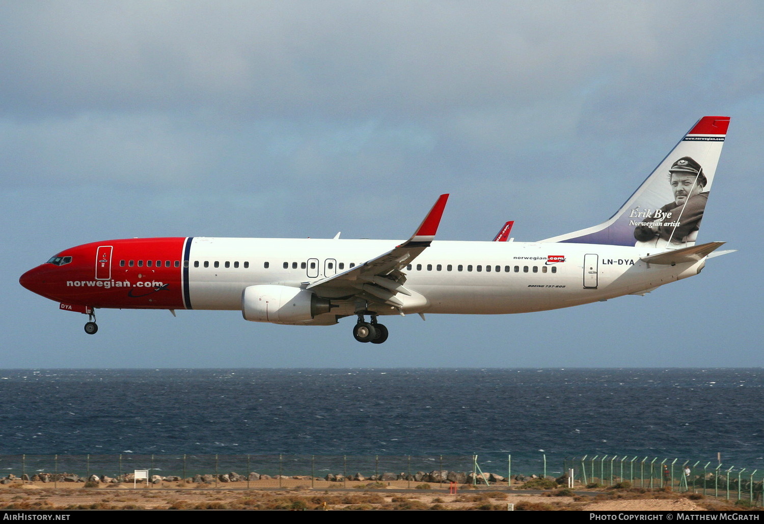 Aircraft Photo of LN-DYA | Boeing 737-8JP | Norwegian | AirHistory.net #830585