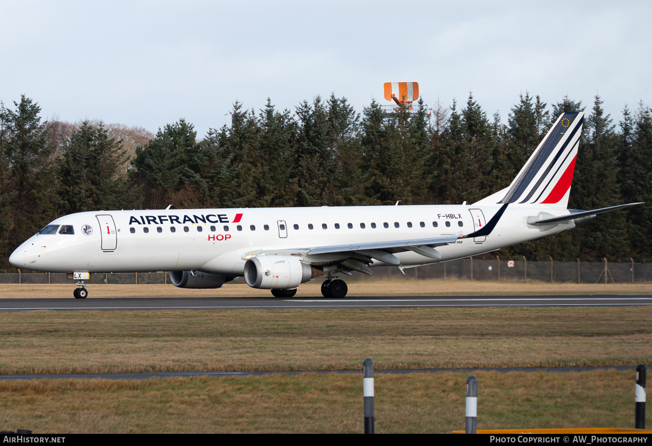 Aircraft Photo of F-HBLX | Embraer 190STD (ERJ-190-100STD) | Air France | AirHistory.net #830591