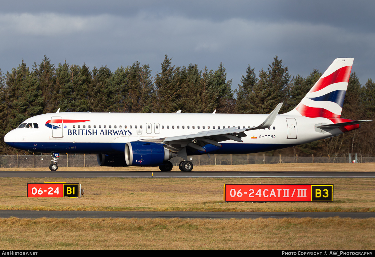 Aircraft Photo of G-TTNR | Airbus A320-251N | British Airways | AirHistory.net #830594