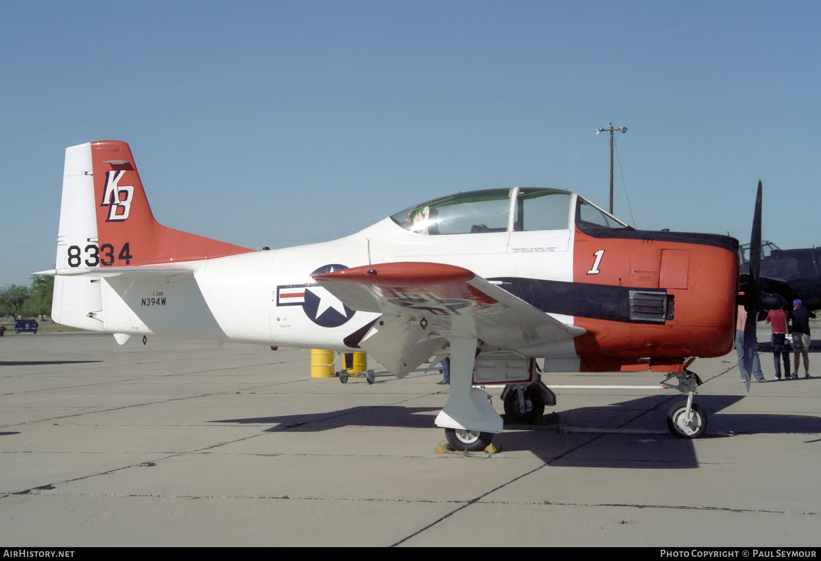Aircraft Photo of N394W / 8334 | North American T-28B Trojan | USA - Navy | AirHistory.net #830677