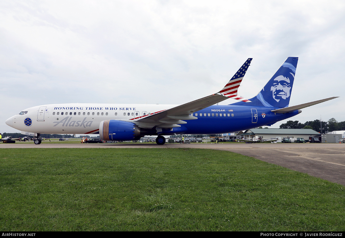 Aircraft Photo of N806AK | Boeing 737-8 Max 8 | Alaska Airlines | AirHistory.net #830681