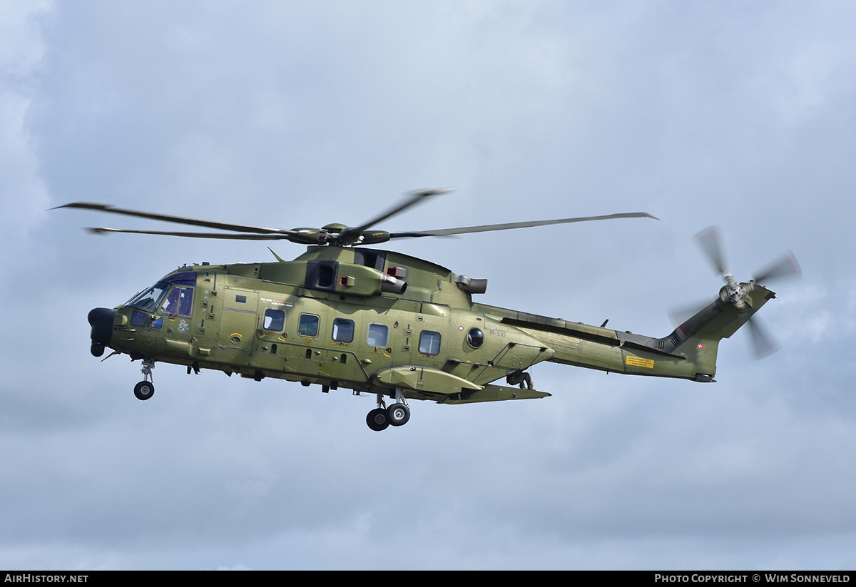 Aircraft Photo of M-510 | AgustaWestland EH101-512 Merlin Joint Supporter | Denmark - Air Force | AirHistory.net #830694