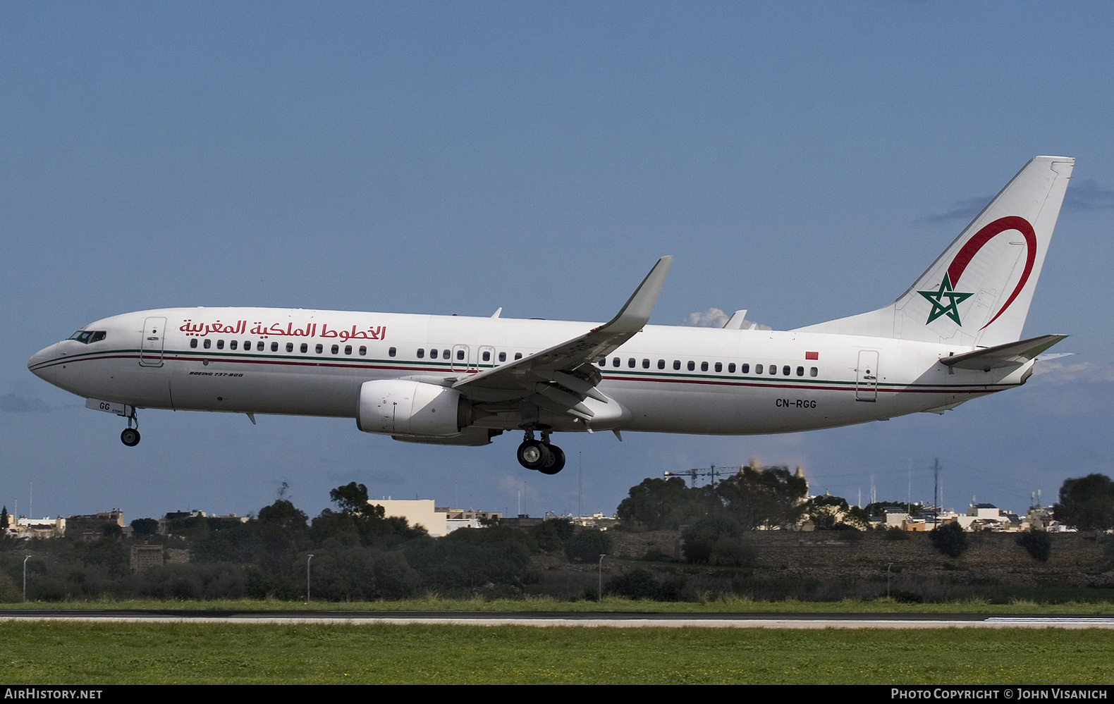 Aircraft Photo of CN-RGG | Boeing 737-86N | Royal Air Maroc - RAM | AirHistory.net #830724