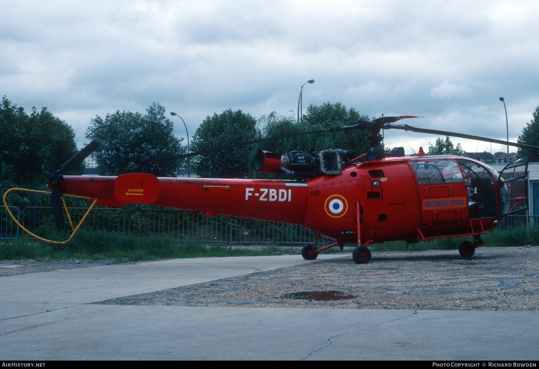 Aircraft Photo of F-ZBDI | Aerospatiale SA-316B Alouette III | Sécurité Civile | AirHistory.net #830770