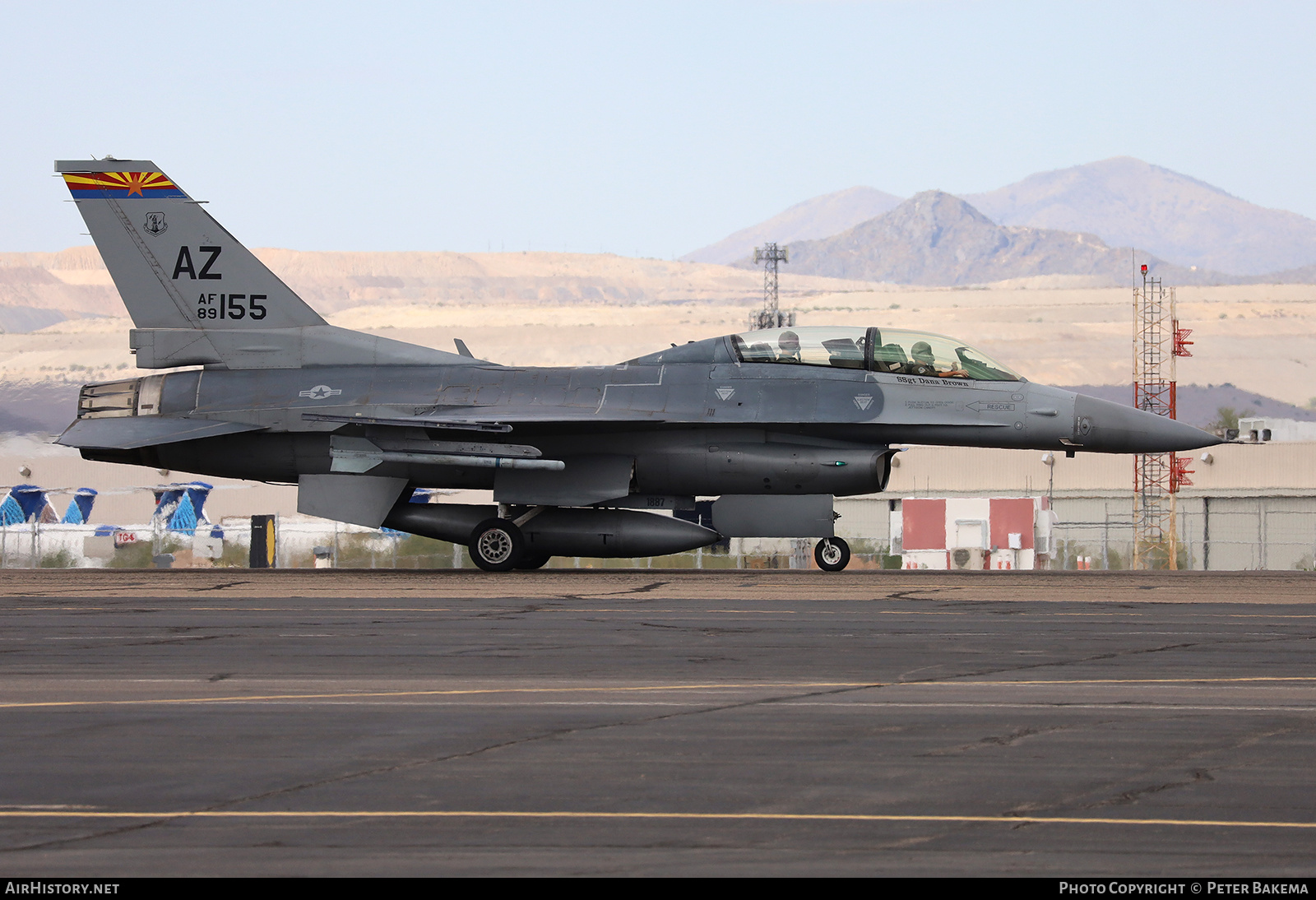 Aircraft Photo of 89-2155 | General Dynamics F-16D Fighting Falcon | USA - Air Force | AirHistory.net #830809