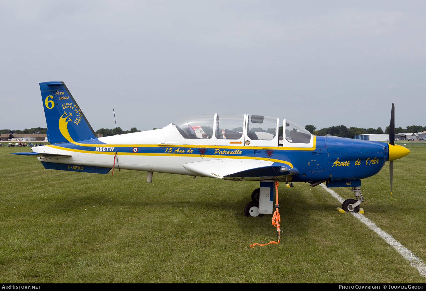 Aircraft Photo of N86TW / F-SEXQ / 100 | Socata TB-30 Epsilon | France - Air Force | AirHistory.net #830886