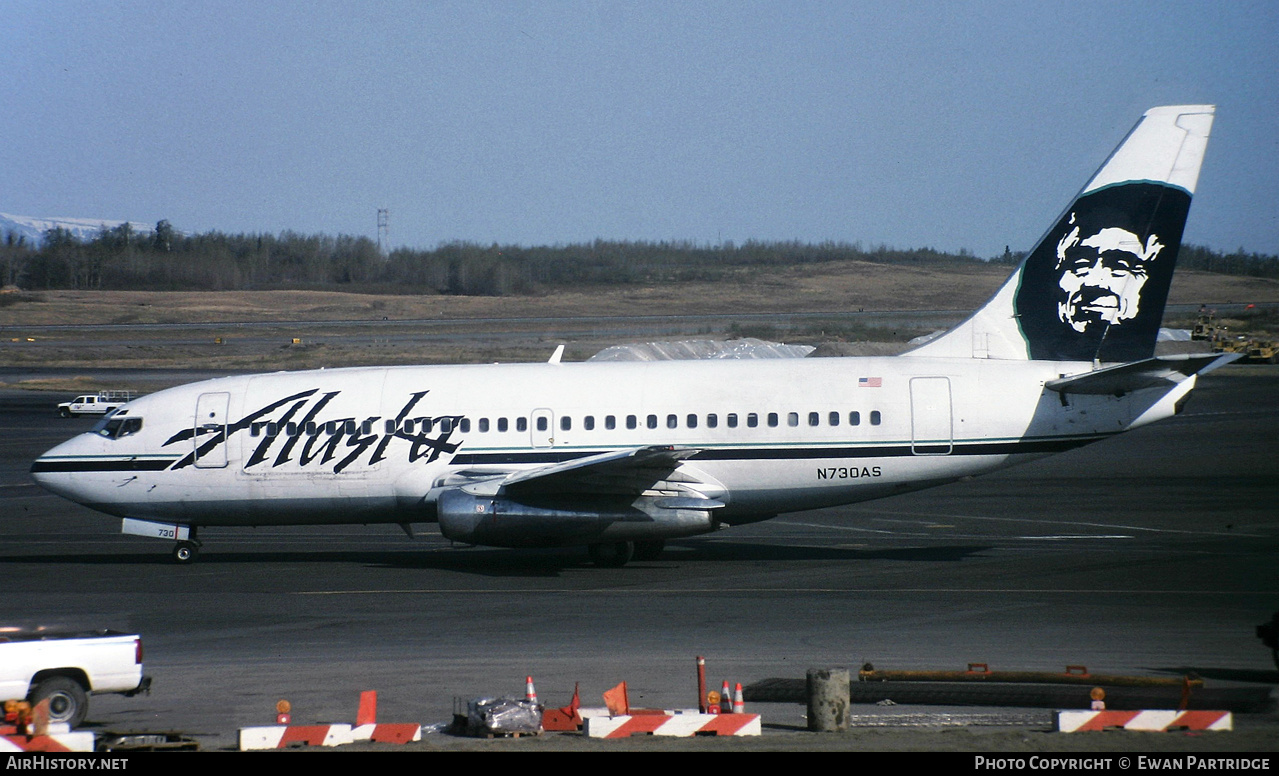 Aircraft Photo of N730AS | Boeing 737-290C/Adv | Alaska Airlines | AirHistory.net #830890