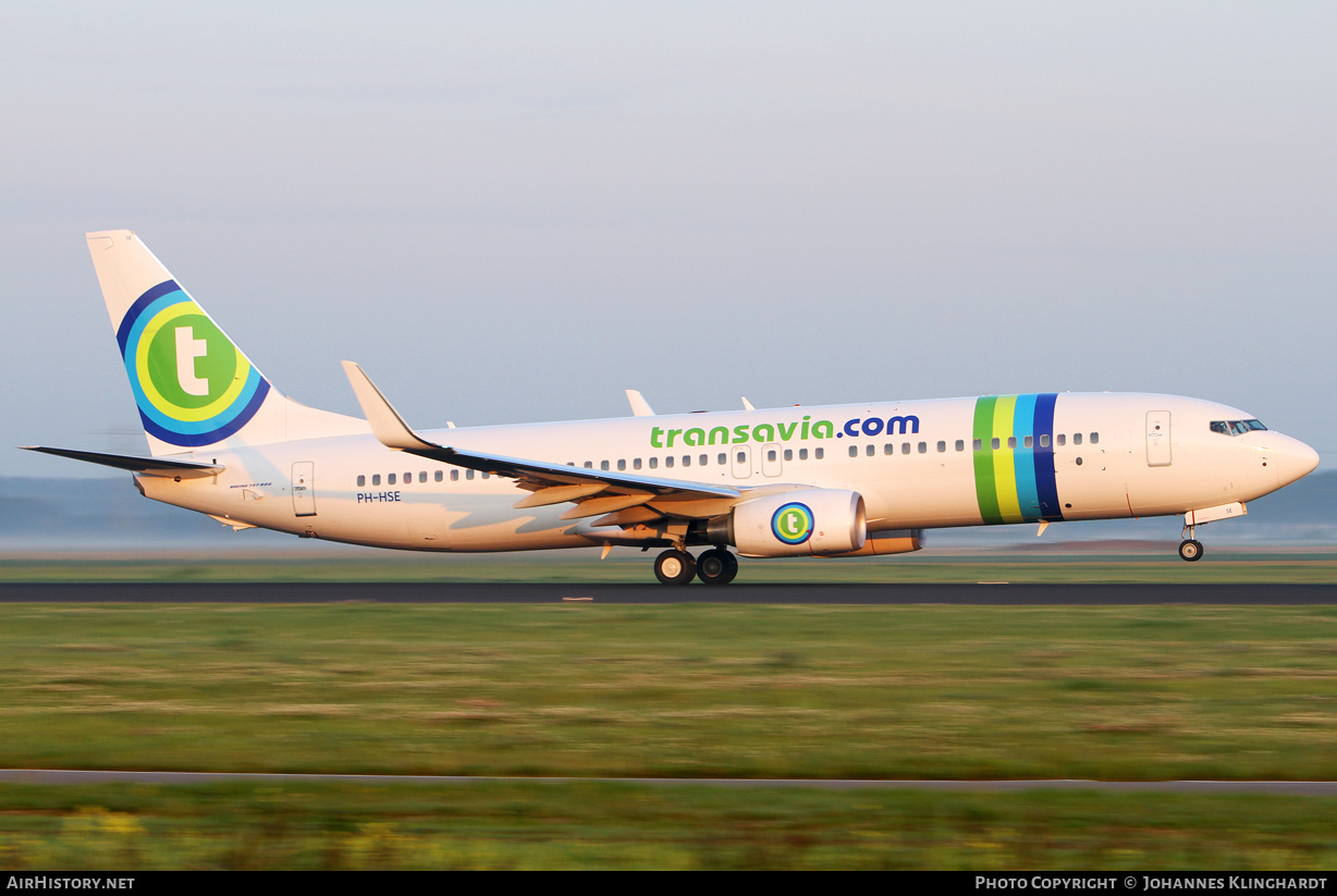 Aircraft Photo of PH-HSE | Boeing 737-8K2 | Transavia | AirHistory.net #830891