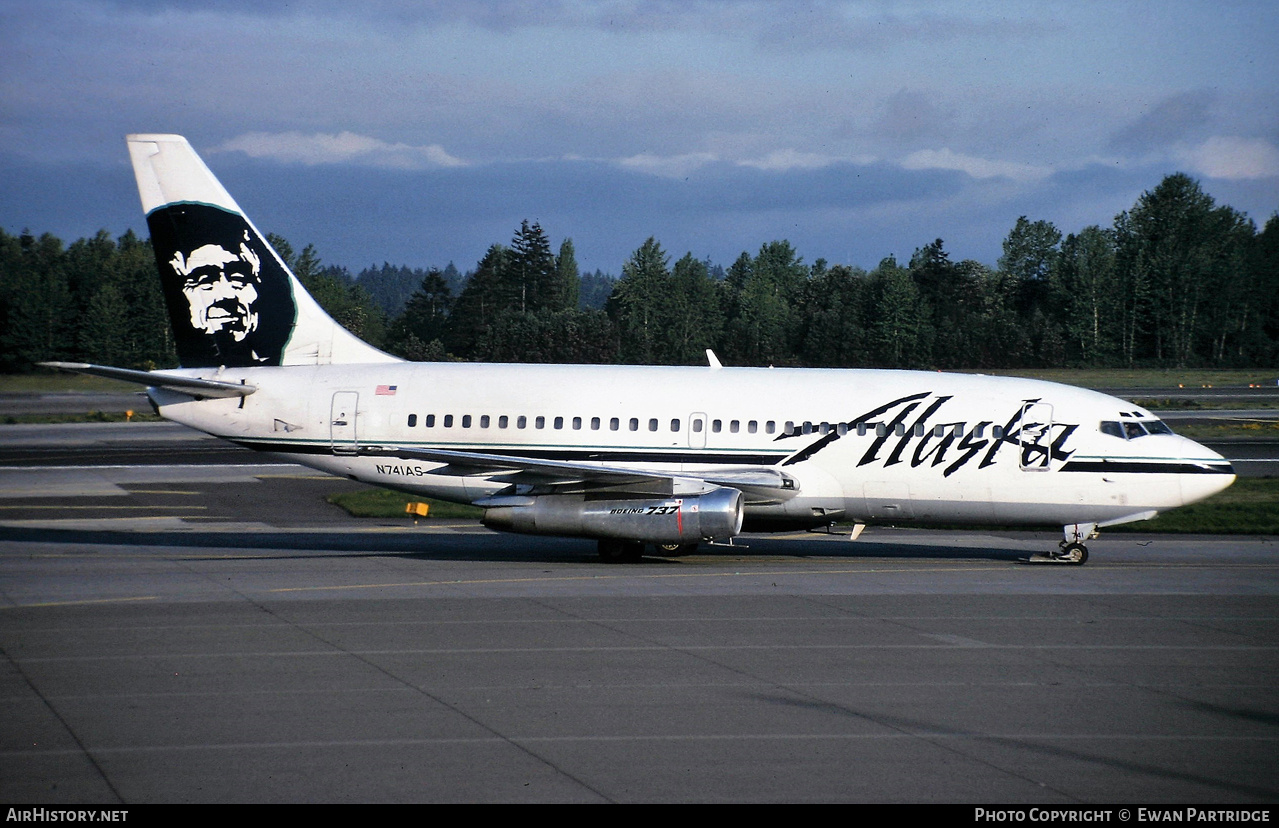 Aircraft Photo of N741AS | Boeing 737-2Q8C/Adv | Alaska Airlines | AirHistory.net #830893