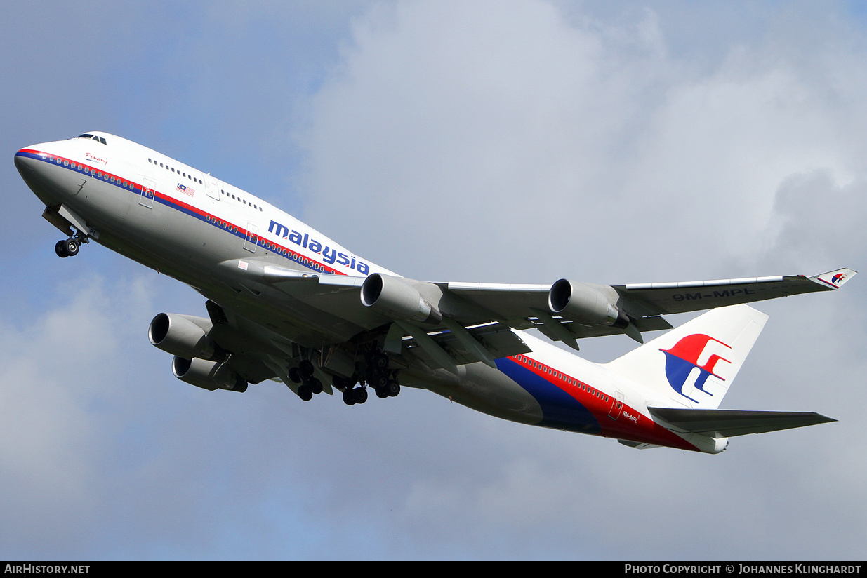 Aircraft Photo of 9M-MPL | Boeing 747-4H6 | Malaysia Airlines | AirHistory.net #830895