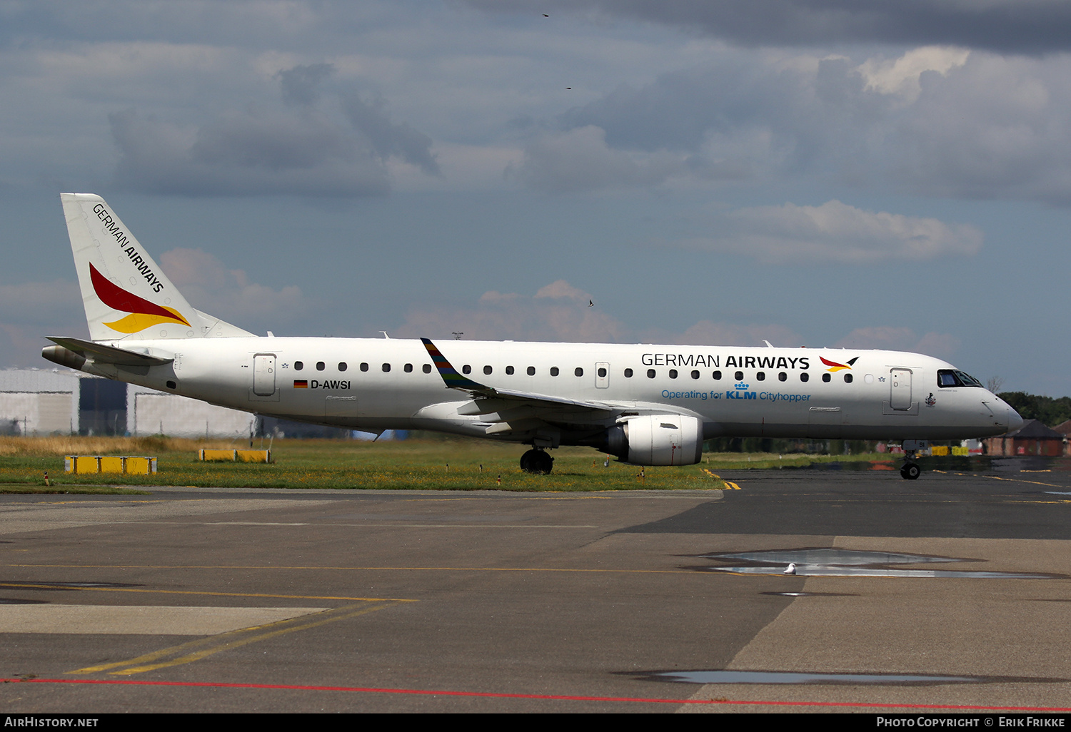 Aircraft Photo of D-AWSI | Embraer 190LR (ERJ-190-100LR) | German Airways | AirHistory.net #830909