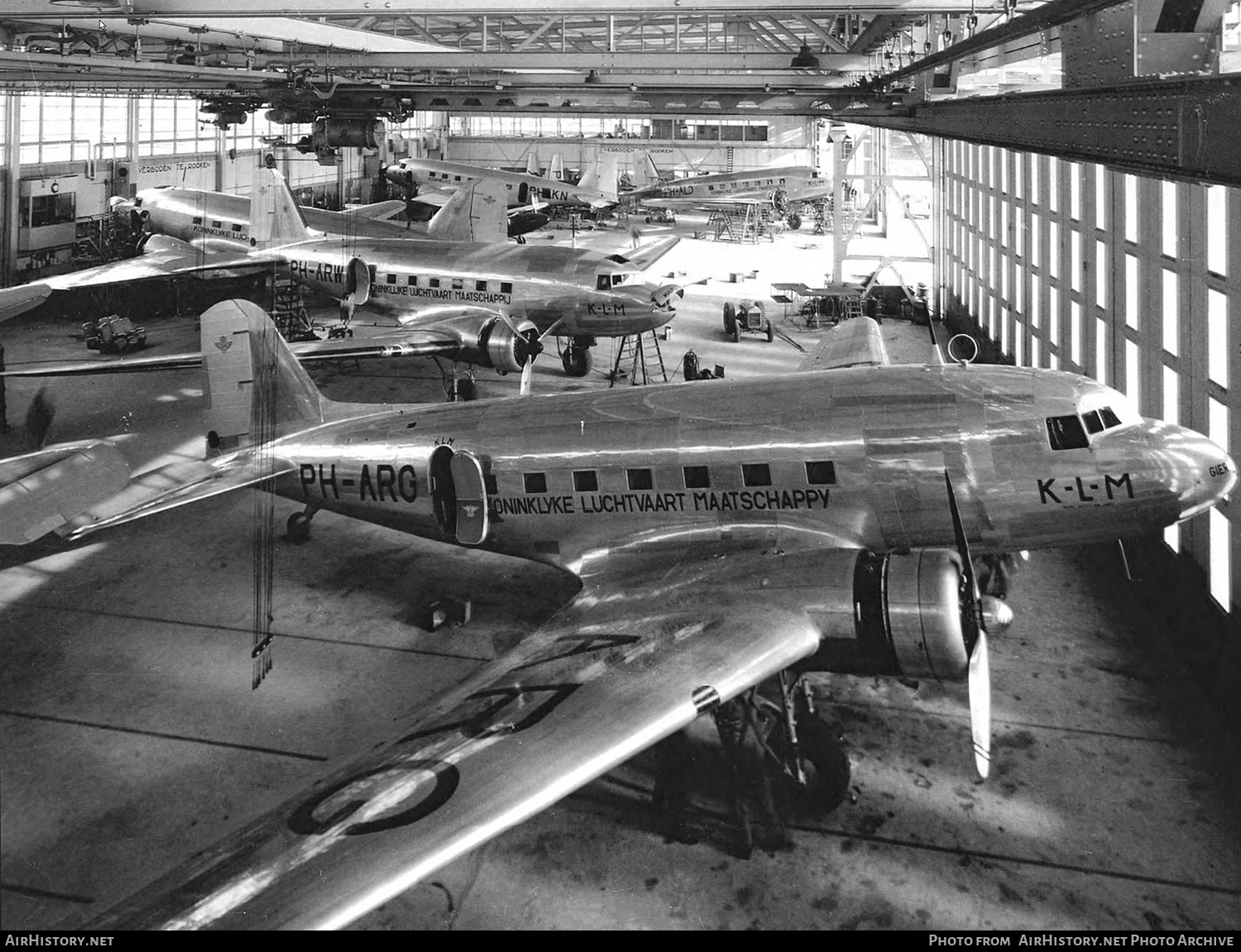 Aircraft Photo of PH-ARG | Douglas DC-3-194C | KLM - Koninklijke Luchtvaart Maatschappij | AirHistory.net #830915
