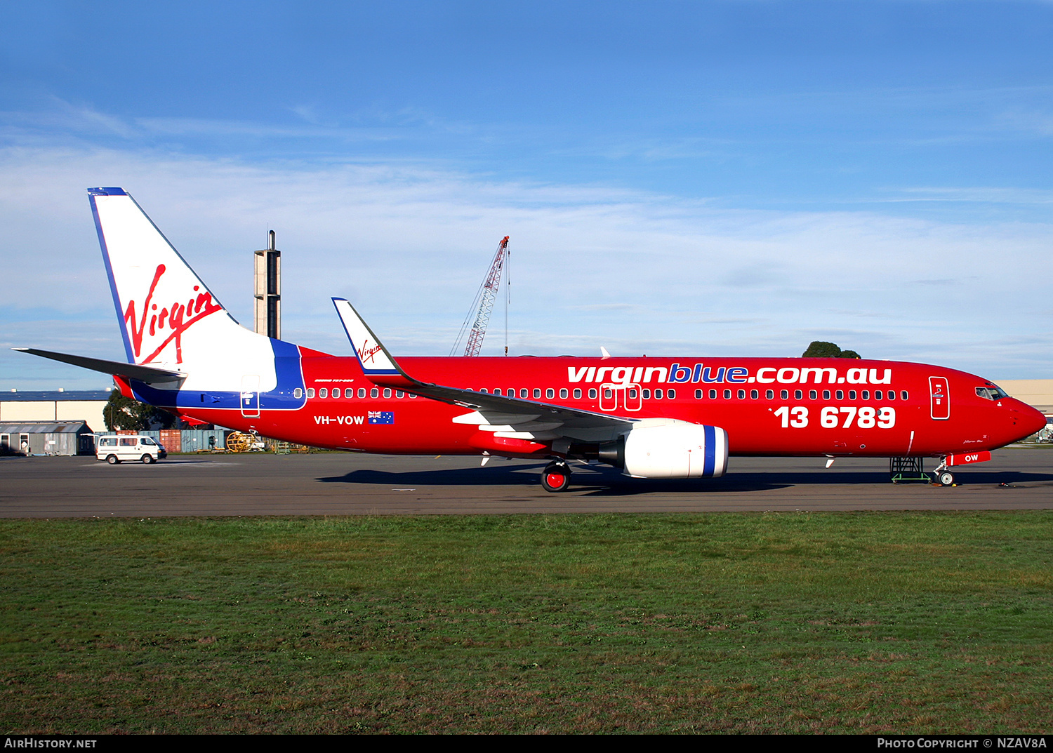 Aircraft Photo of VH-VOW | Boeing 737-8Q8 | Virgin Blue Airlines | AirHistory.net #830927