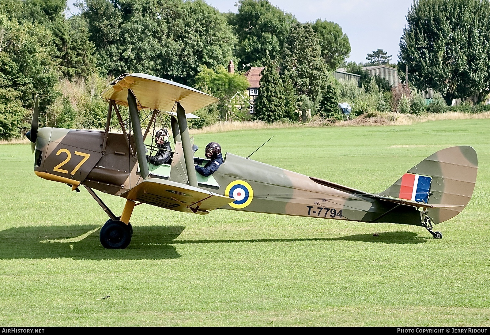 Aircraft Photo of G-ASPV / T-7794 | De Havilland D.H. 82A Tiger Moth II | UK - Air Force | AirHistory.net #830948