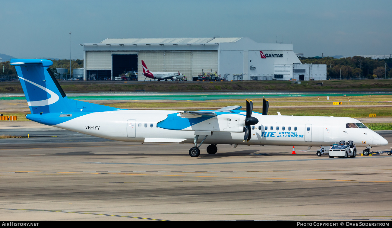 Aircraft Photo of VH-IYV | Bombardier DHC-8-402 Dash 8 | NJE - National Jet Express | AirHistory.net #830957