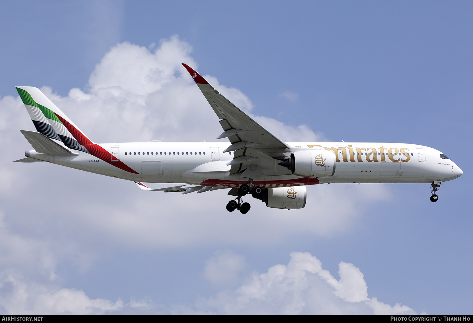 Aircraft Photo of A6-EXA | Airbus A350-941 | Emirates | AirHistory.net #830958