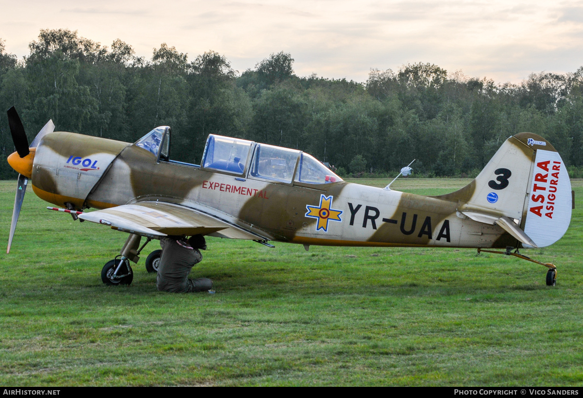Aircraft Photo of YR-UAA | Yakovlev Yak-52TW | Romania - Air Force | AirHistory.net #830993