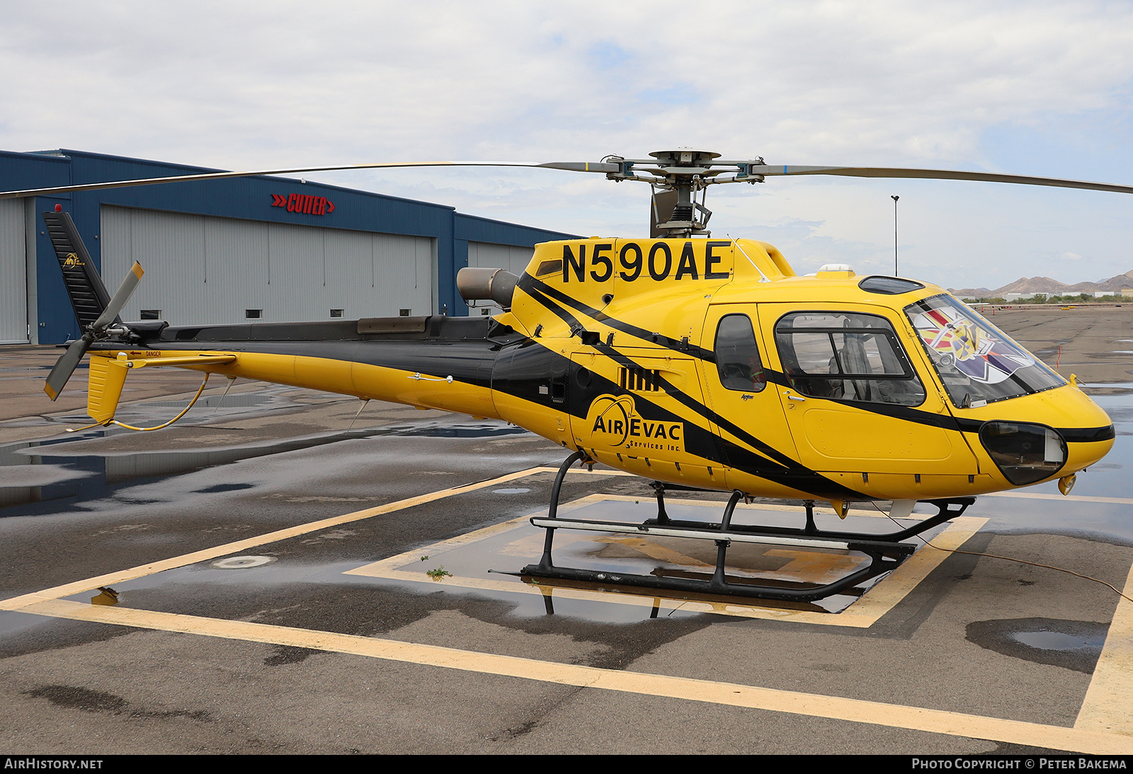 Aircraft Photo of N590AE | Eurocopter AS-350B-3 Ecureuil | Air Evac Lifeteam | AirHistory.net #831043