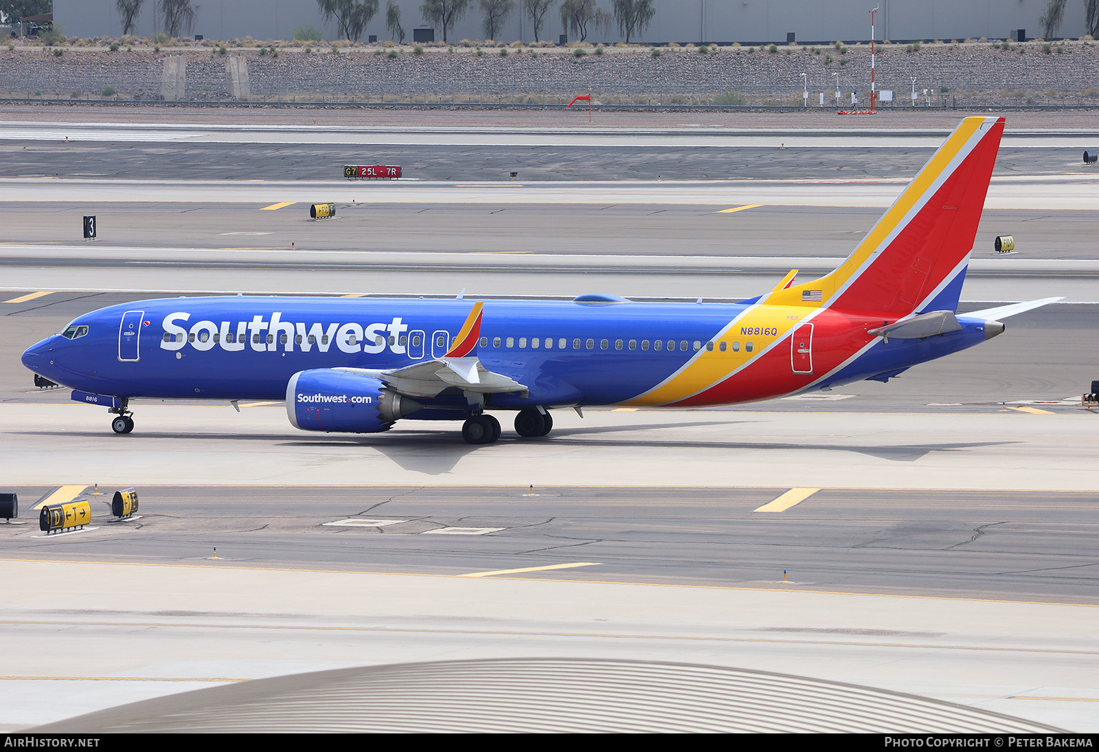 Aircraft Photo of N8816Q | Boeing 737-8 Max 8 | Southwest Airlines | AirHistory.net #831086