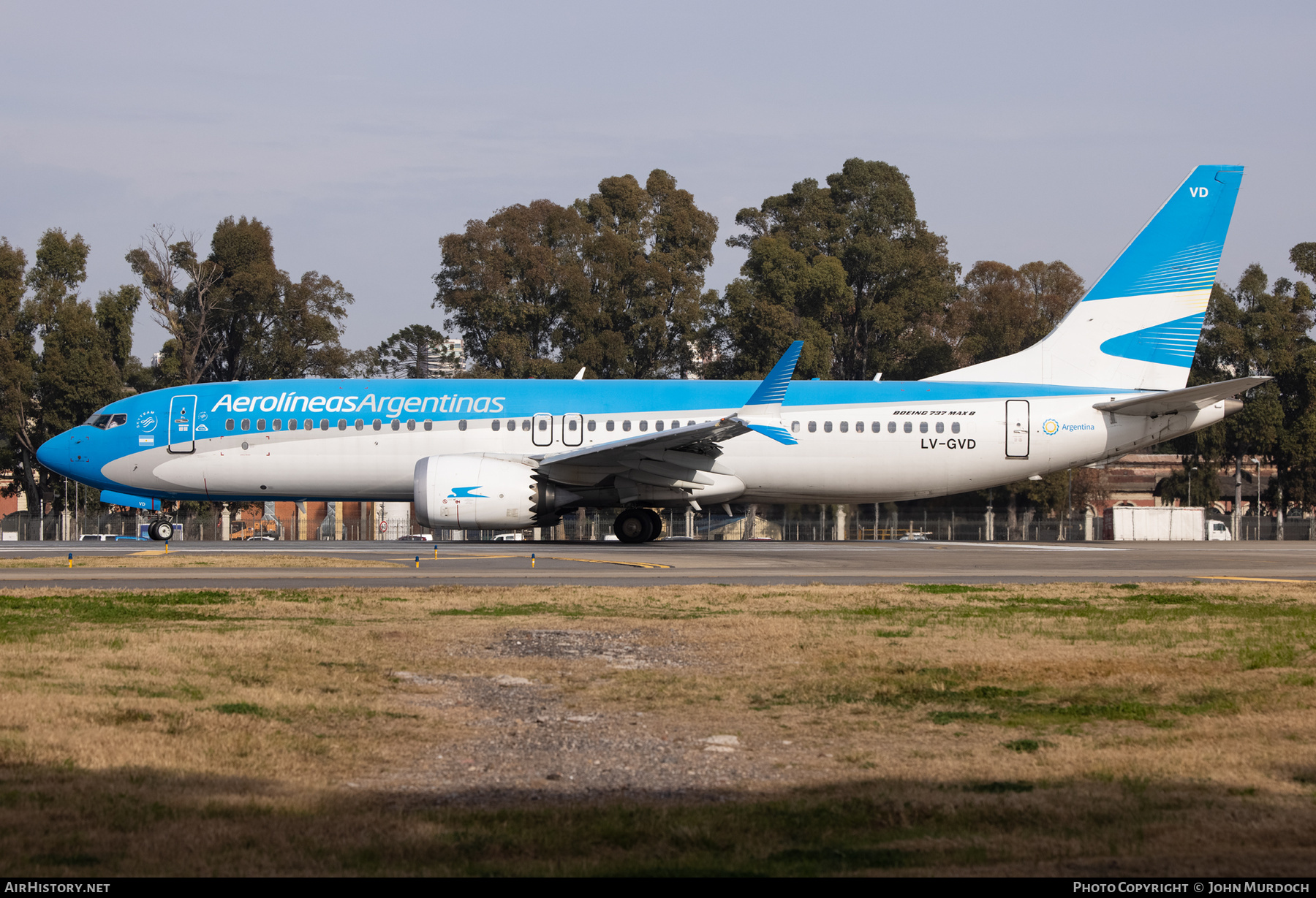 Aircraft Photo of LV-GVD | Boeing 737-8 Max 8 | Aerolíneas Argentinas | AirHistory.net #831179