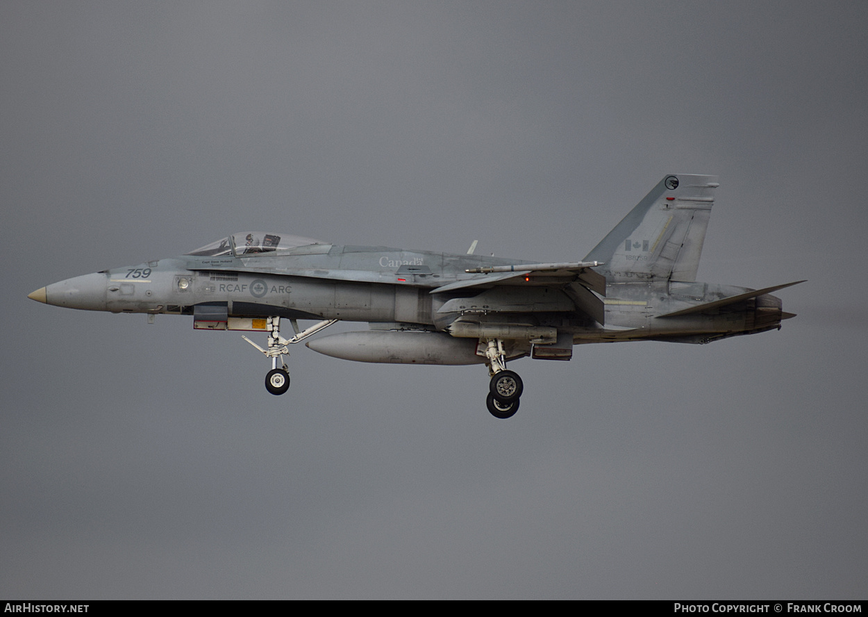 Aircraft Photo of 188759 | McDonnell Douglas CF-188 Hornet | Canada - Air Force | AirHistory.net #831194