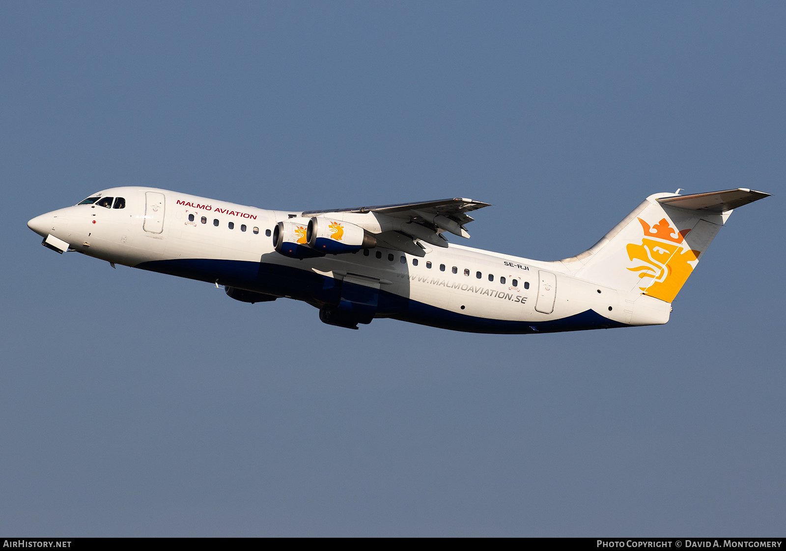 Aircraft Photo of SE-RJI | BAE Systems Avro 146-RJ100 | Malmö Aviation | AirHistory.net #831205