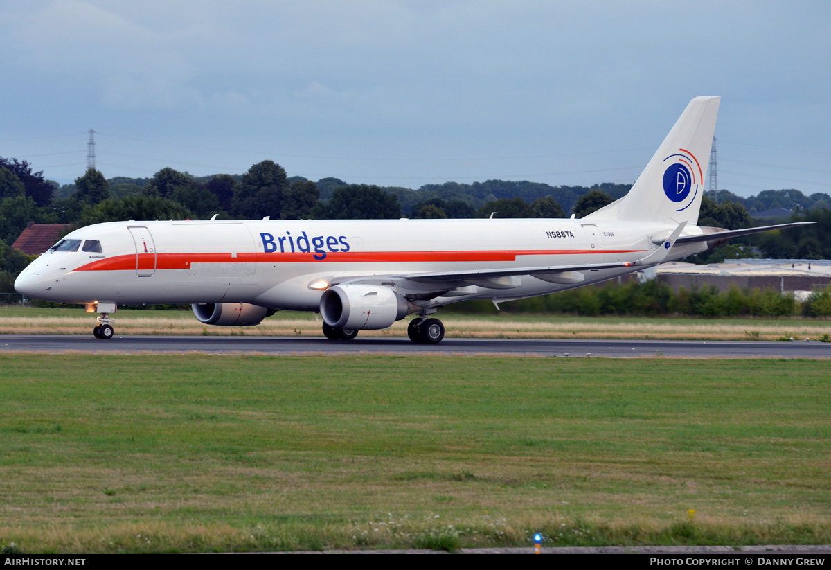 Aircraft Photo of N986TA | Embraer 190AR(F) (ERJ-190-100IGW) | Bridges Air Cargo | AirHistory.net #831211