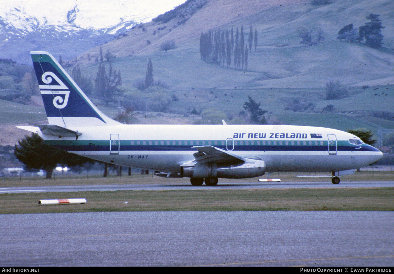 Aircraft Photo of ZK-NAY | Boeing 737-219/Adv | Air New Zealand | AirHistory.net #831227