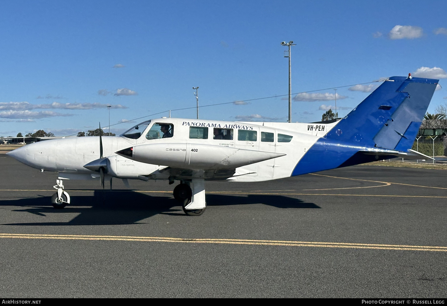 Aircraft Photo of VH-PEH | Cessna 402B Businessliner | Panorama Airways | AirHistory.net #831253