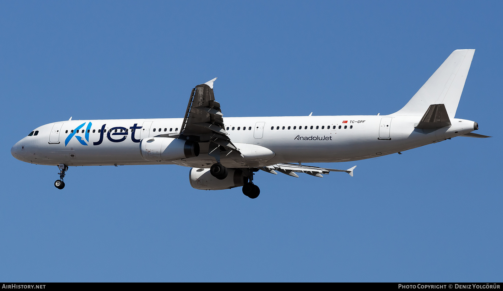 Aircraft Photo of TC-GPF | Airbus A321-231 | AJet - AnadoluJet | AirHistory.net #831266