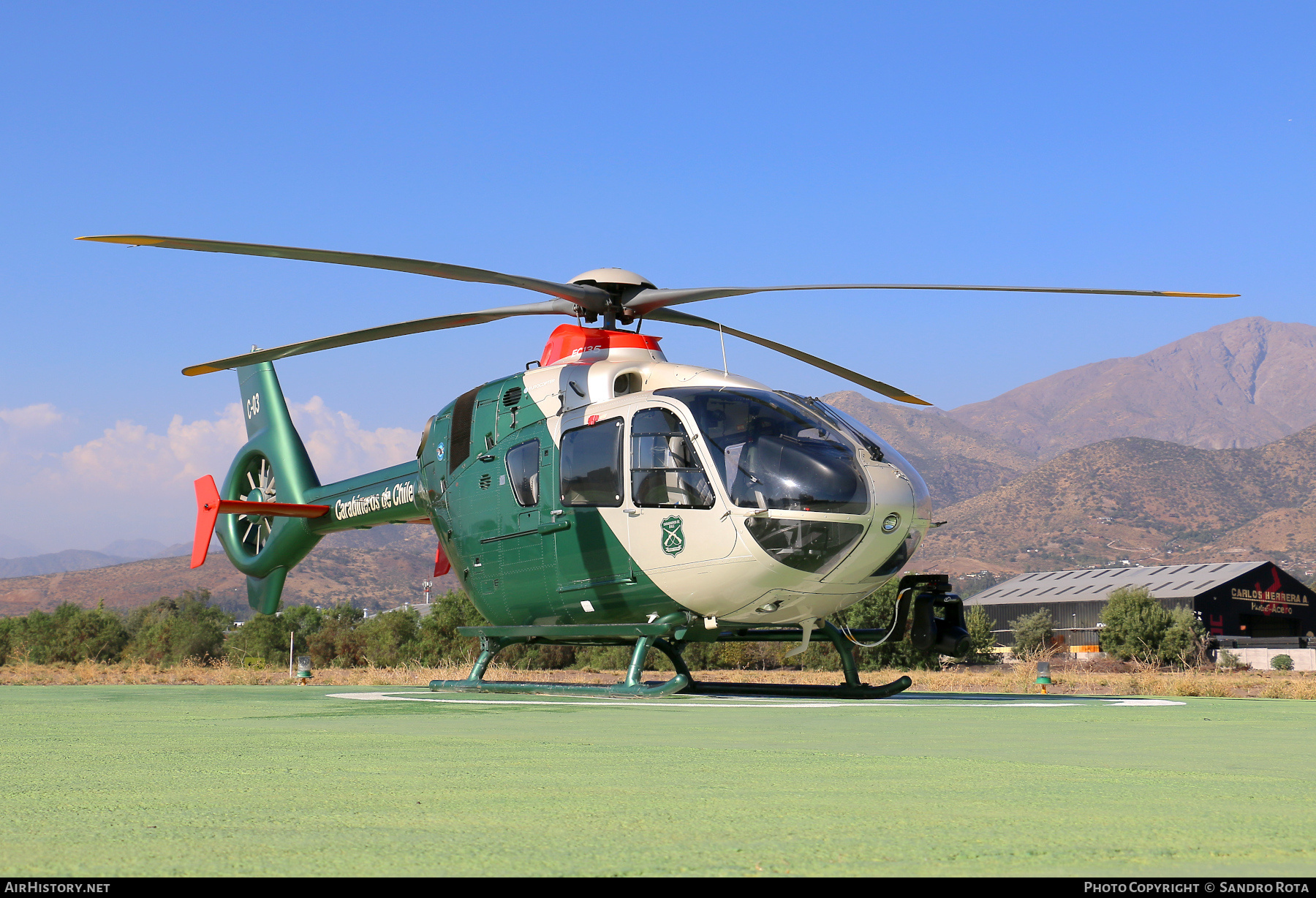 Aircraft Photo of C-03 | Eurocopter EC-135P-2 | Chile - Carabineros | AirHistory.net #831303