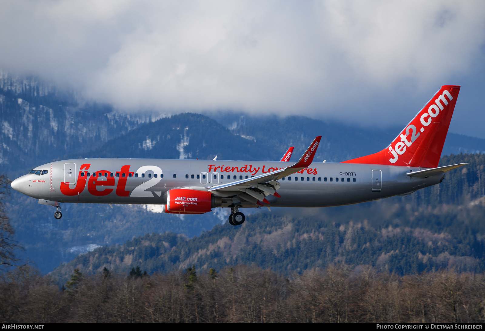 Aircraft Photo of G-DRTY | Boeing 737-8AS | Jet2 | AirHistory.net #831331