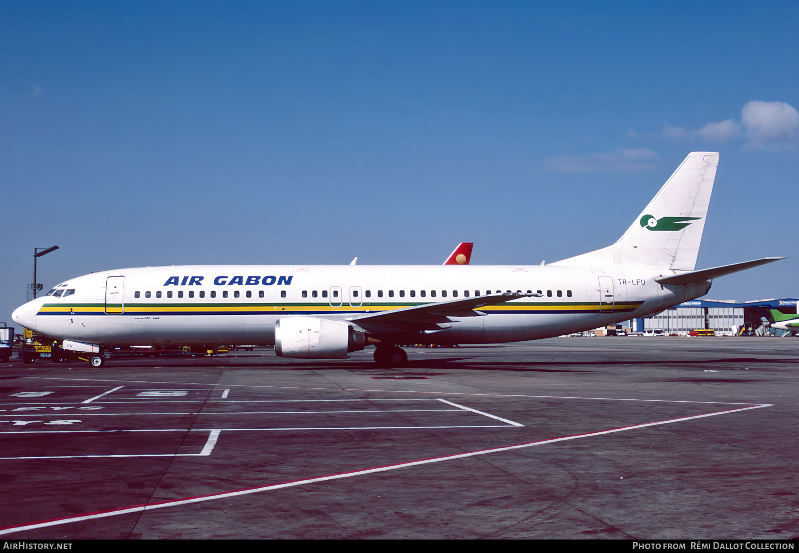 Aircraft Photo of TR-LFU | Boeing 737-408 | Air Gabon | AirHistory.net #831341