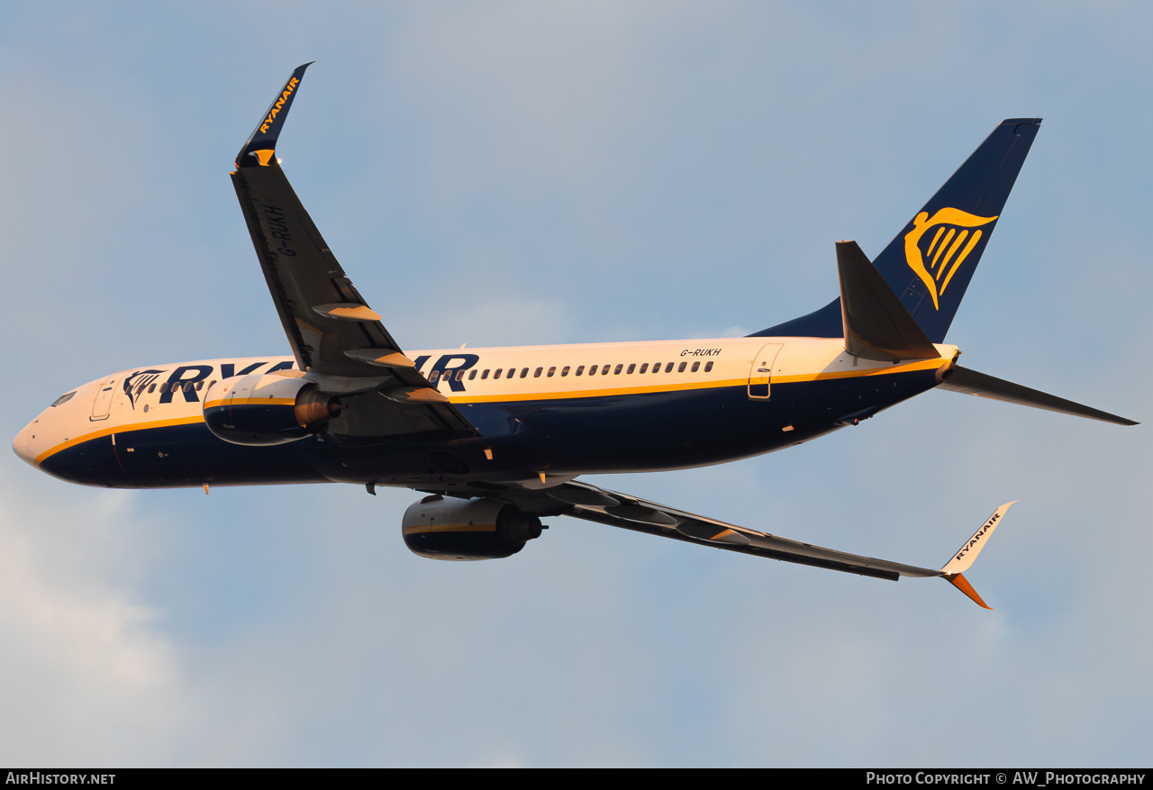 Aircraft Photo of G-RUKH | Boeing 737-8AS | Ryanair | AirHistory.net #831349
