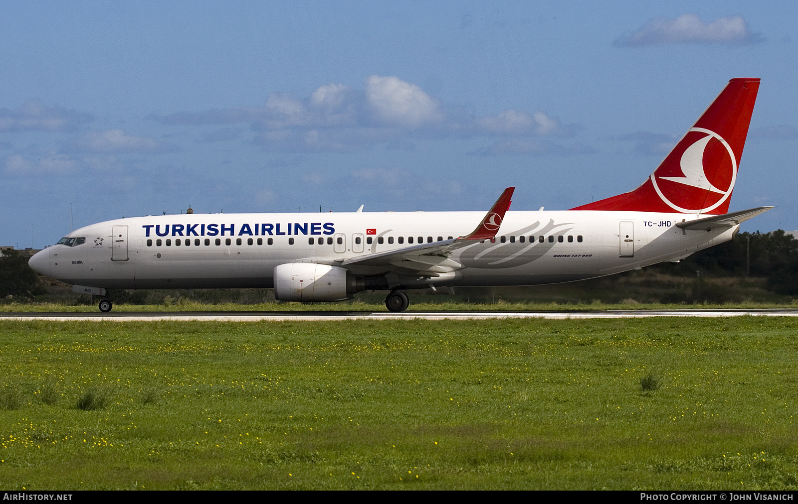 Aircraft Photo of TC-JHD | Boeing 737-8F2 | Turkish Airlines | AirHistory.net #831363
