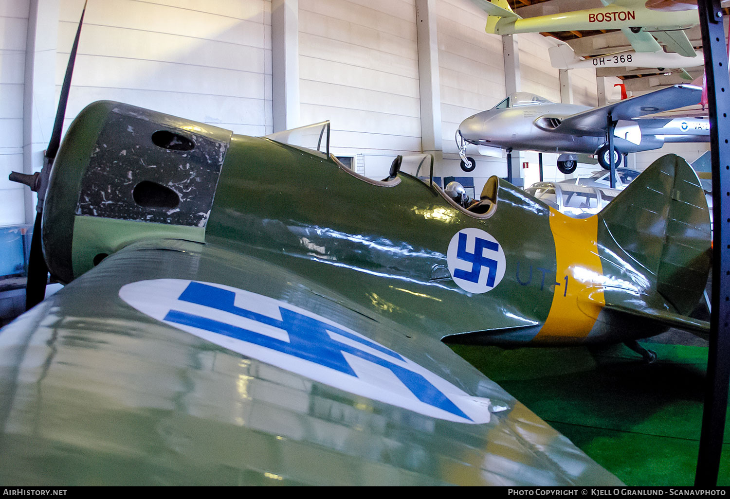 Aircraft Photo of UT-1 | Polikarpov UTI-4 ( I-16UTI) | Finland - Air Force | AirHistory.net #831415