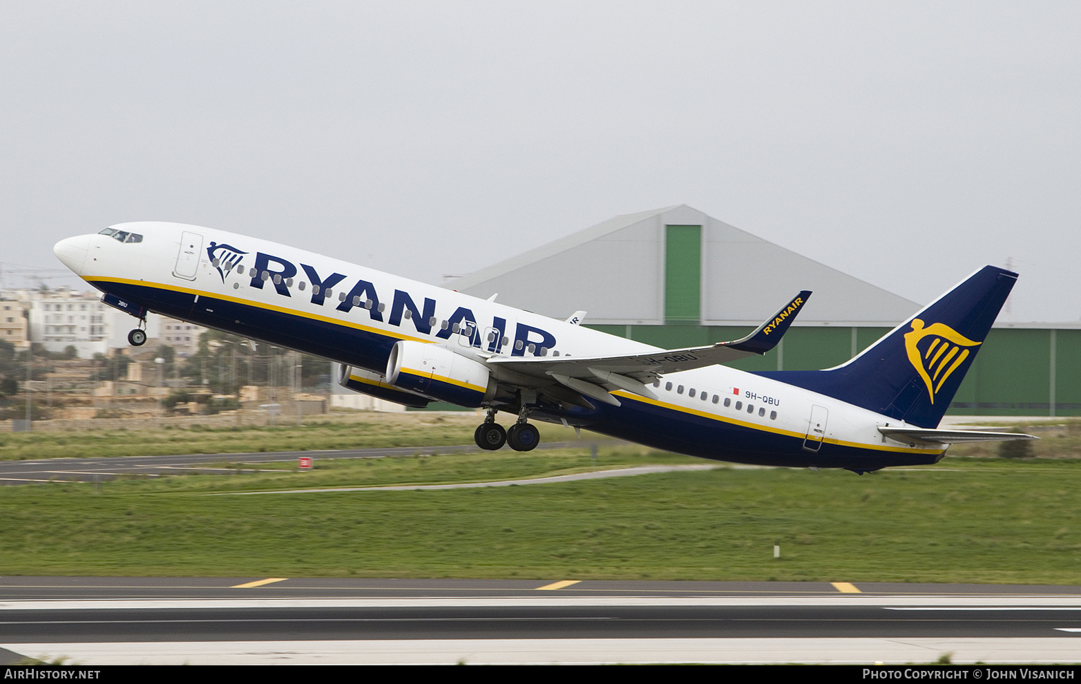 Aircraft Photo of 9H-QBU | Boeing 737-8AS | Ryanair | AirHistory.net #831418