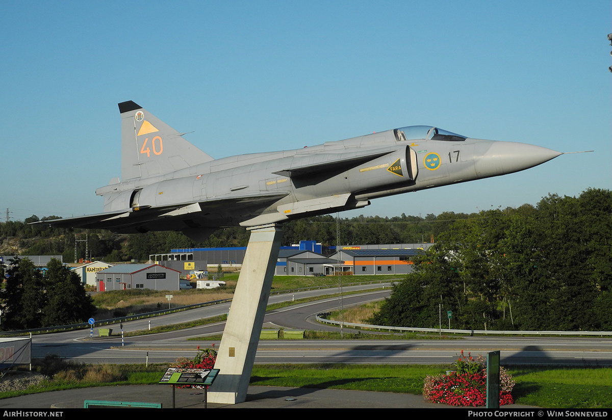 Aircraft Photo of 37440 | Saab JA37DI Viggen | Sweden - Air Force | AirHistory.net #831426
