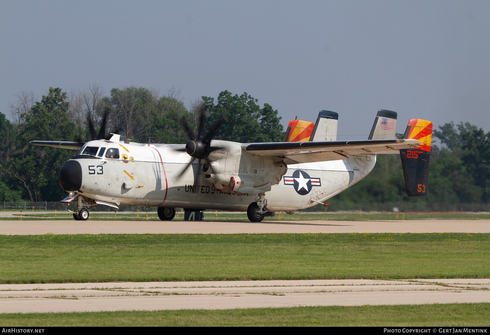 Aircraft Photo of 162155 / 2155 | Grumman C-2A Greyhound | USA - Navy | AirHistory.net #831459