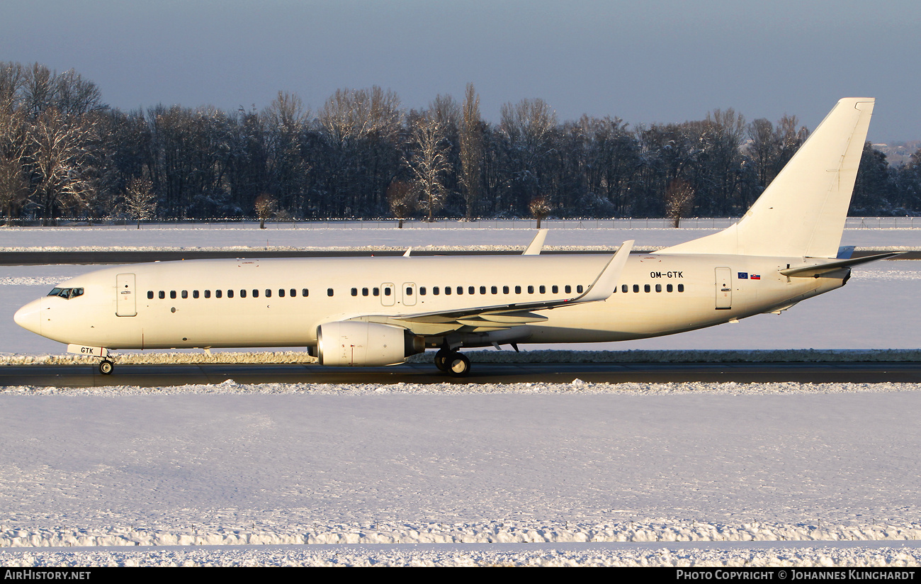 Aircraft Photo of OM-GTK | Boeing 737-86N | Smartwings | AirHistory.net #831470