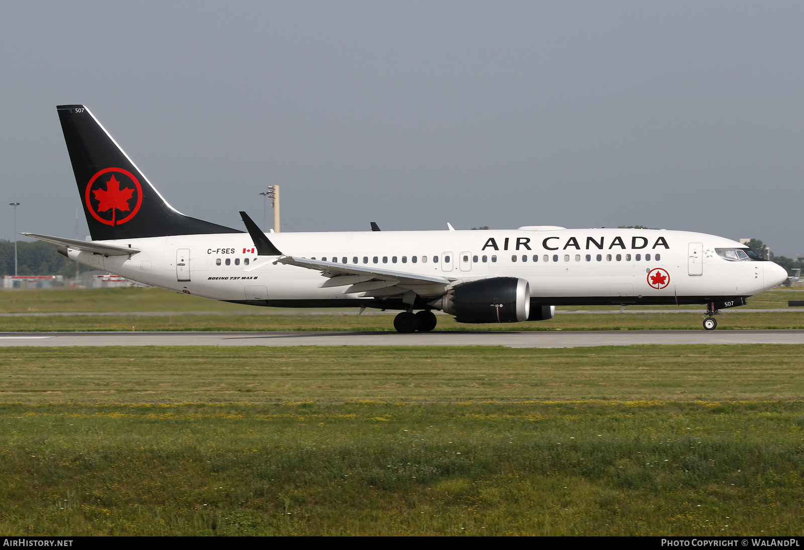 Aircraft Photo of C-FSES | Boeing 737-8 Max 8 | Air Canada | AirHistory.net #831490