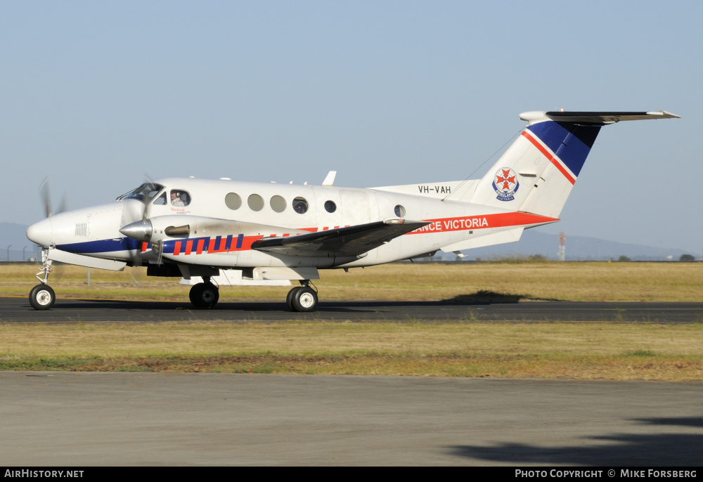 Aircraft Photo of VH-VAH | Hawker Beechcraft B200C King Air | Ambulance Victoria | AirHistory.net #831497