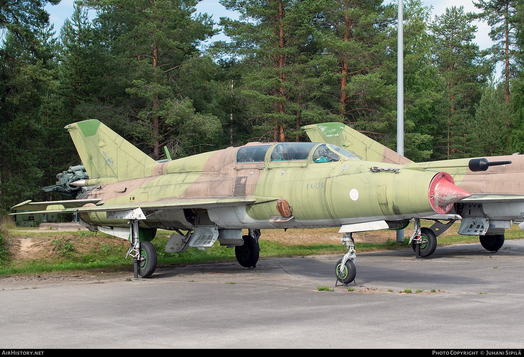 Aircraft Photo of MK-126 | Mikoyan-Gurevich MiG-21UM | Finland - Air Force | AirHistory.net #831529