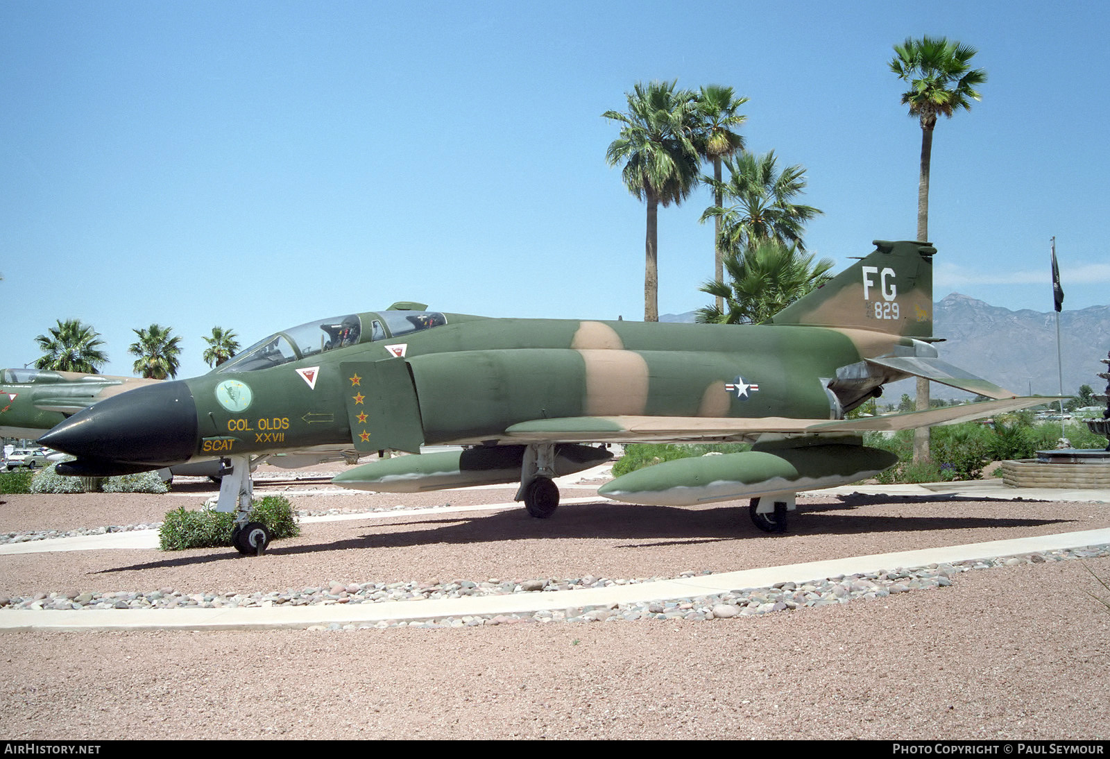Aircraft Photo of 64-0829 / AF40-829 | McDonnell F-4N Phantom II | USA - Air Force | AirHistory.net #831573